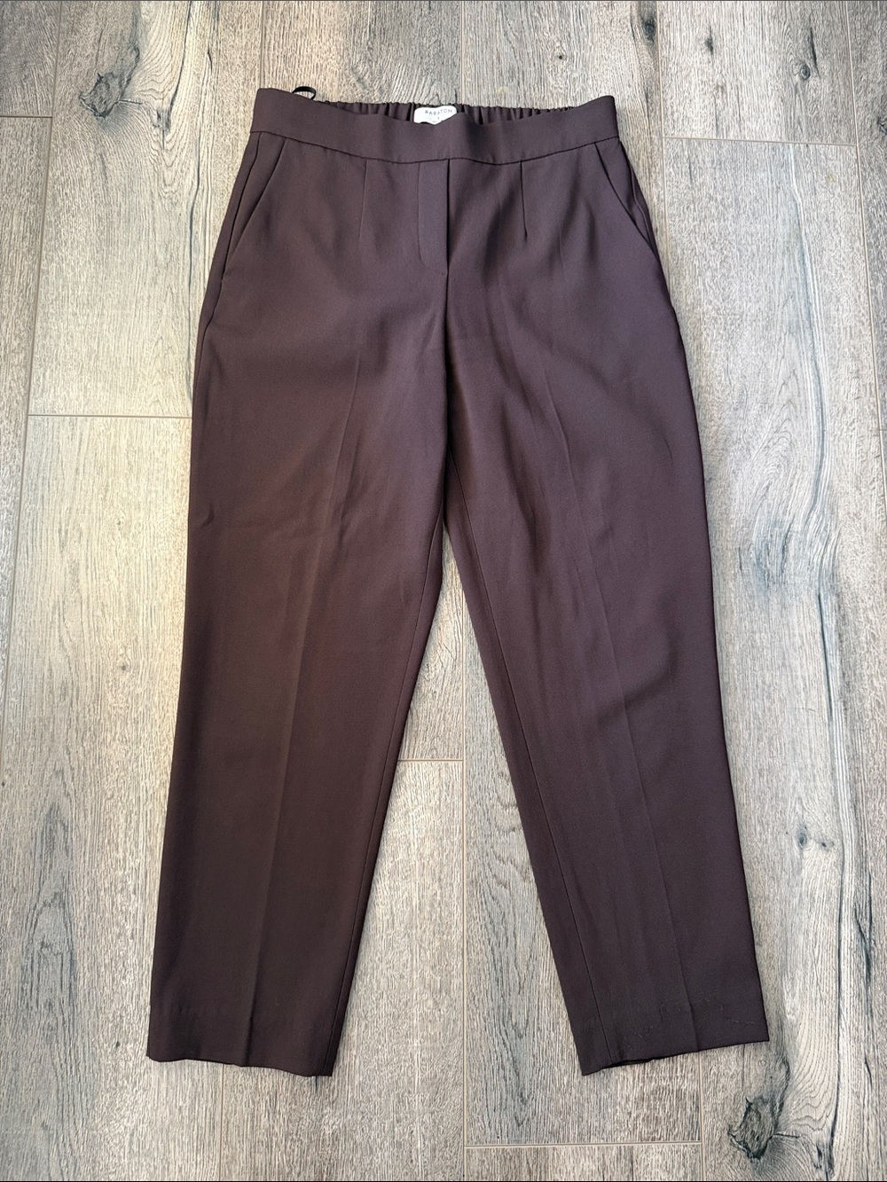 Bardot Chocolate Brown High-Rise Tailored Trousers - Picture 1 of 8